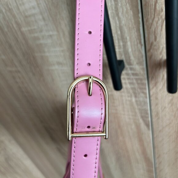 Sandro Pink Baguette bag in certified leather - Picture 8 of 8